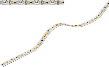 LED strip light, constant current, Häfele Loox5 LED 2077 12 V 8 mm 2-pin (monochrome), 120 LEDs/m, 9.6 W/m, IP20