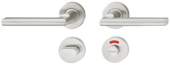 Door handle set, stainless steel, Startec, model PDH4181, rose